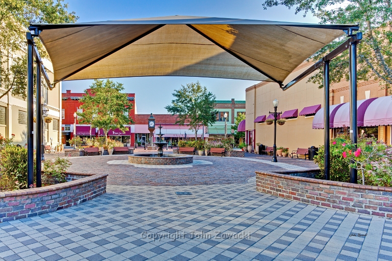 Magnolia Square_6568.jpg - Magnolia Square is at the heart of historic Sanford, Florida’s quaint downtown. It was created in 1984 to form a small public space where community events could be held.The Square has become a fun and festive gathering place for weekly Jazz bands, Halloween costume judging, Christmas tree lighting, etc. It is also home to the weekly Farmer’s Market and the Monthly “Alive After Five” events.